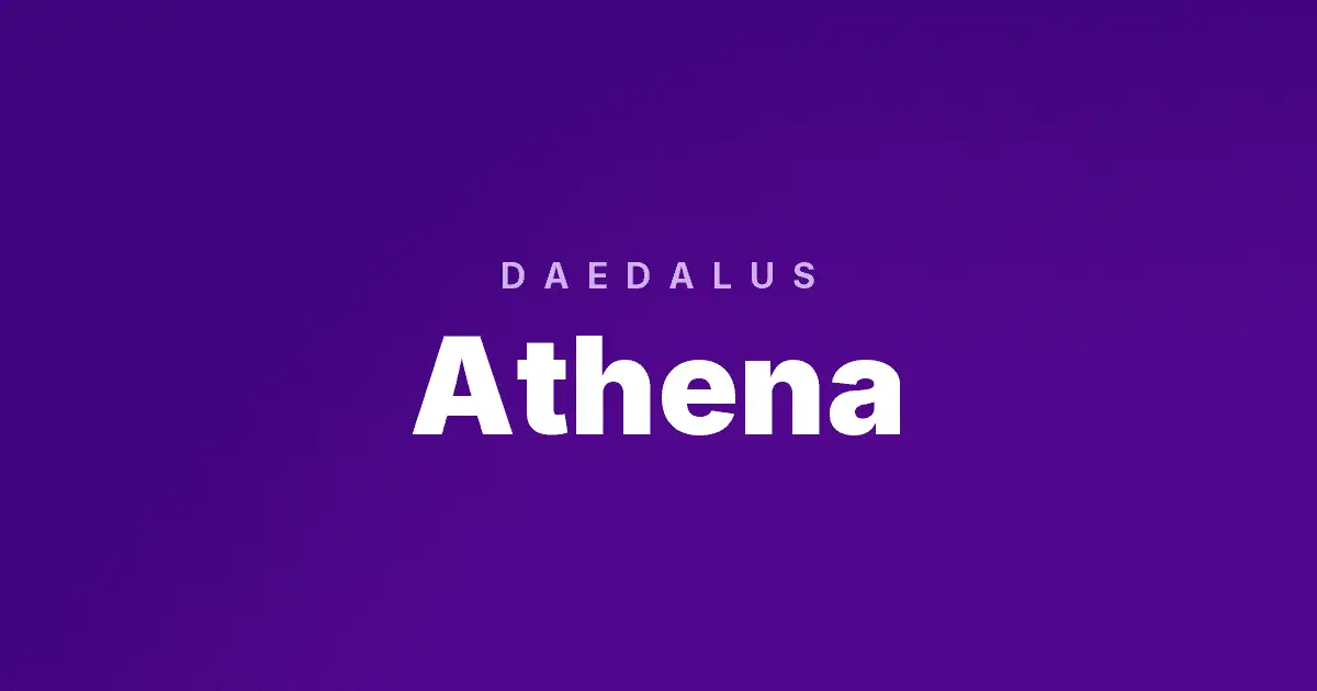 Athena slot cover image