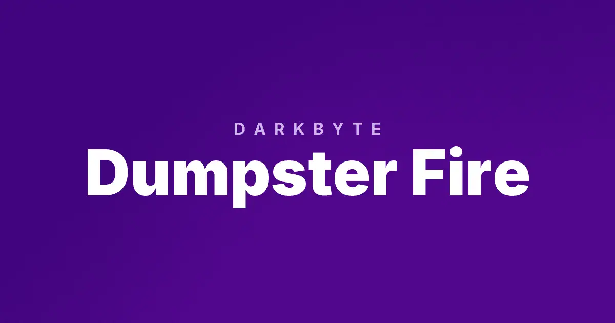Dumpster Fire slot cover image