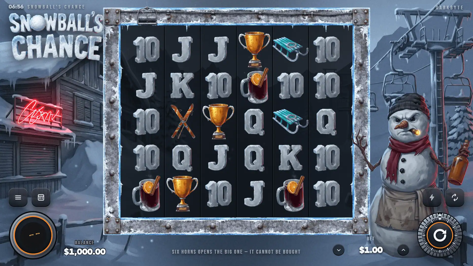 Snowball's Chance slot gameplay grid