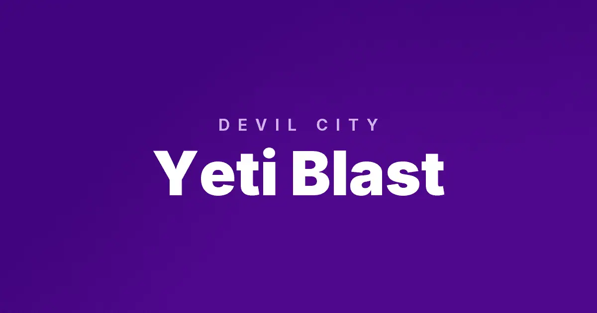 Yeti Blast slot cover image