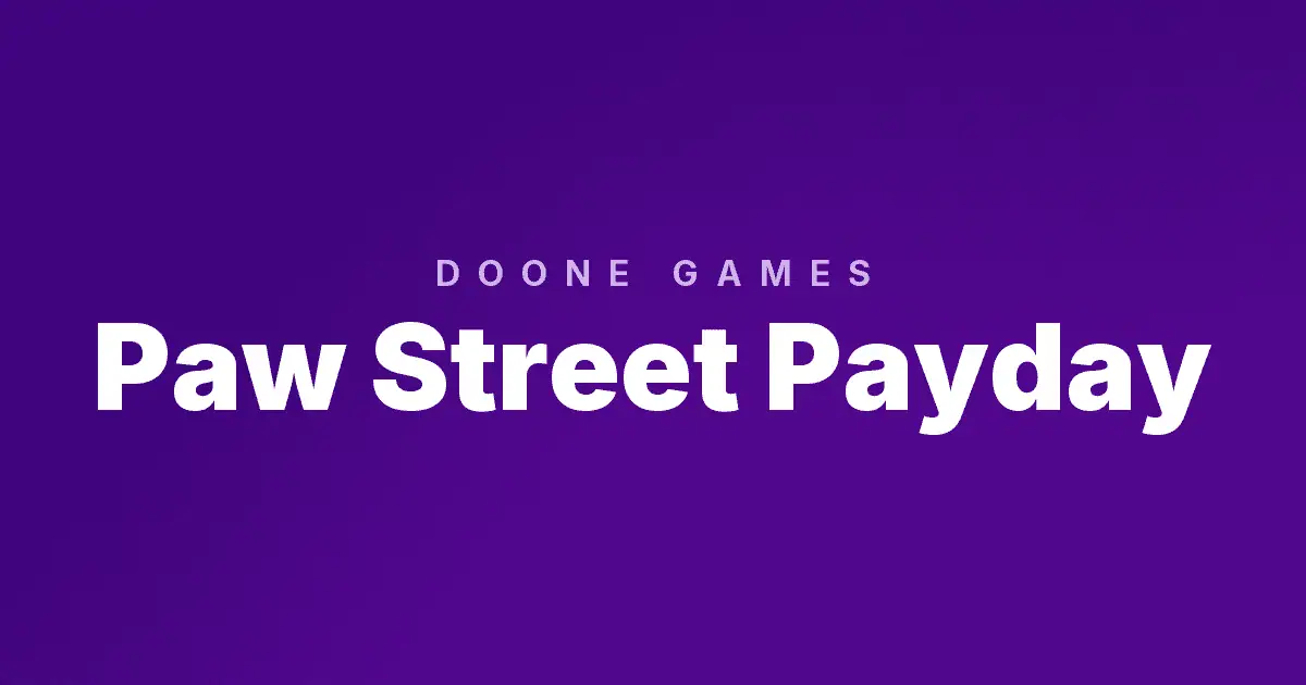 Paw Street Payday slot cover image
