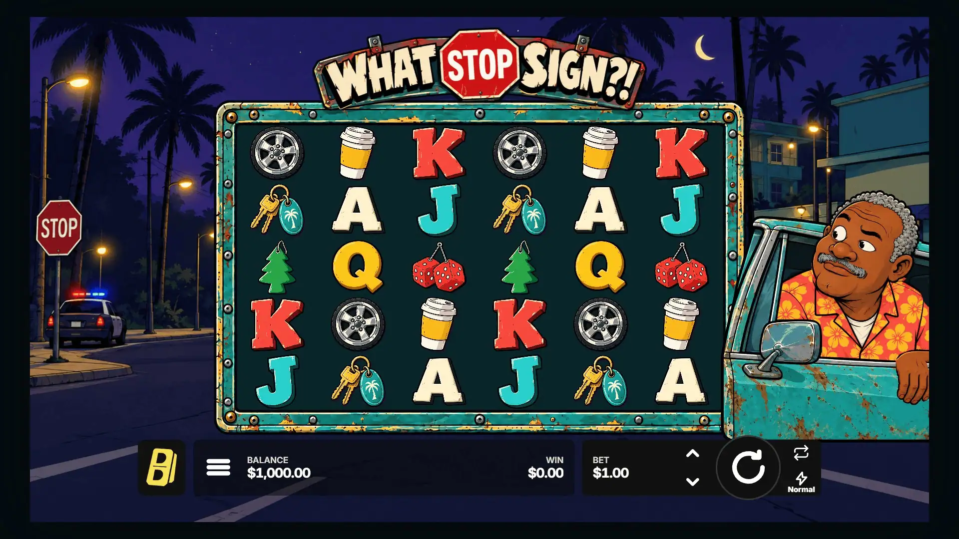 What Stop Sign?! slot gameplay reels