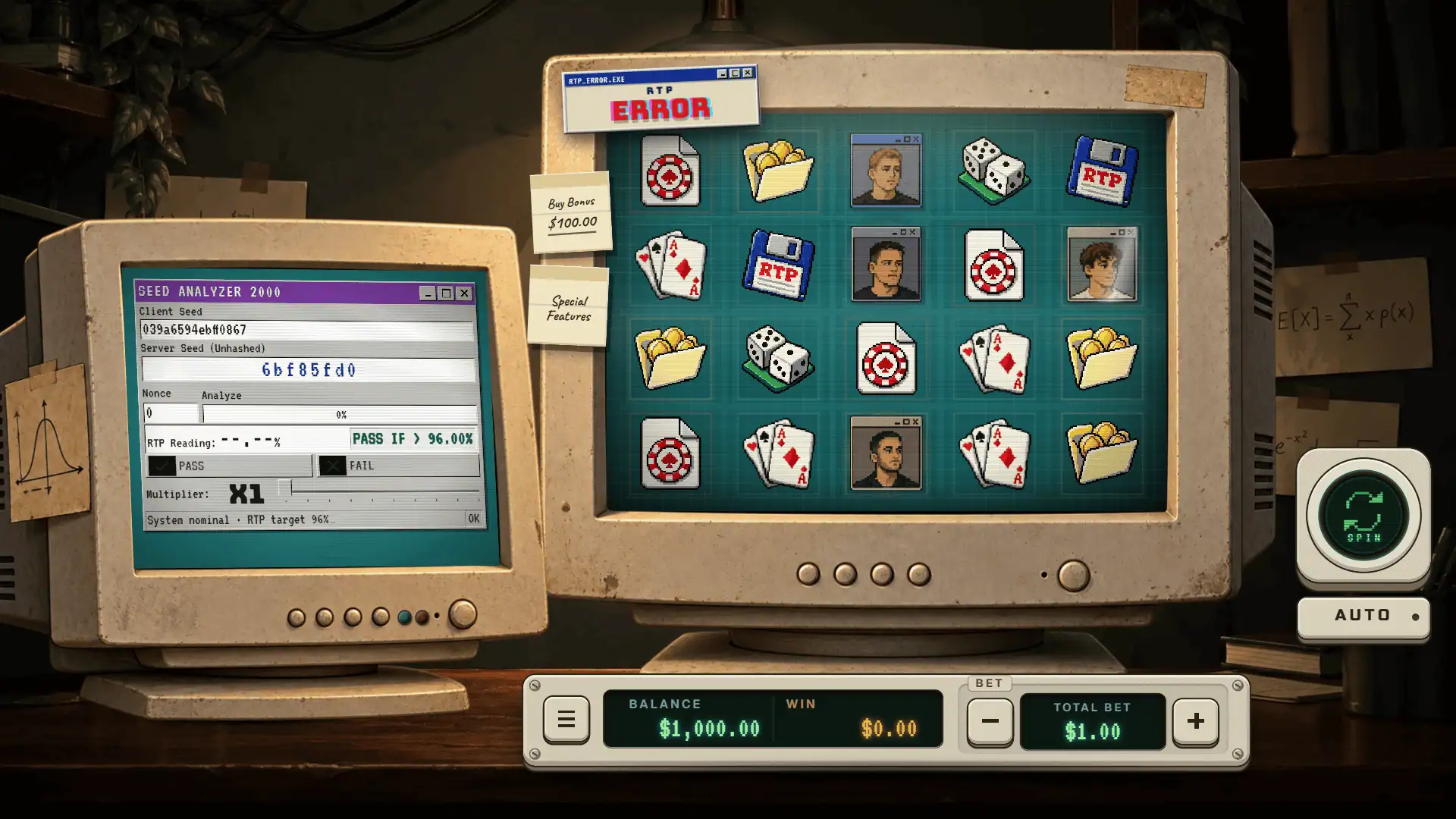 RTP Error slot gameplay reels