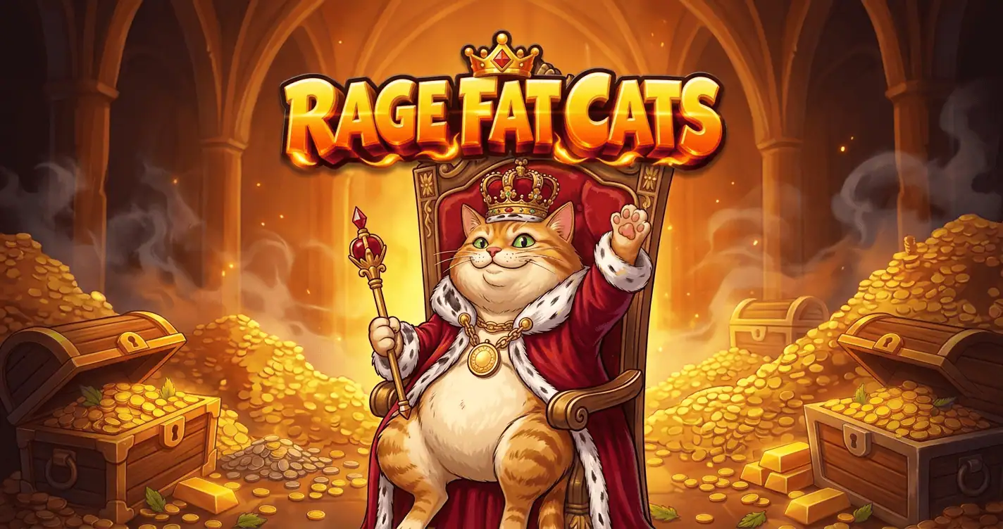 Rage Fat Cats Slot Demo by Fat Cat King Studios slot cover image