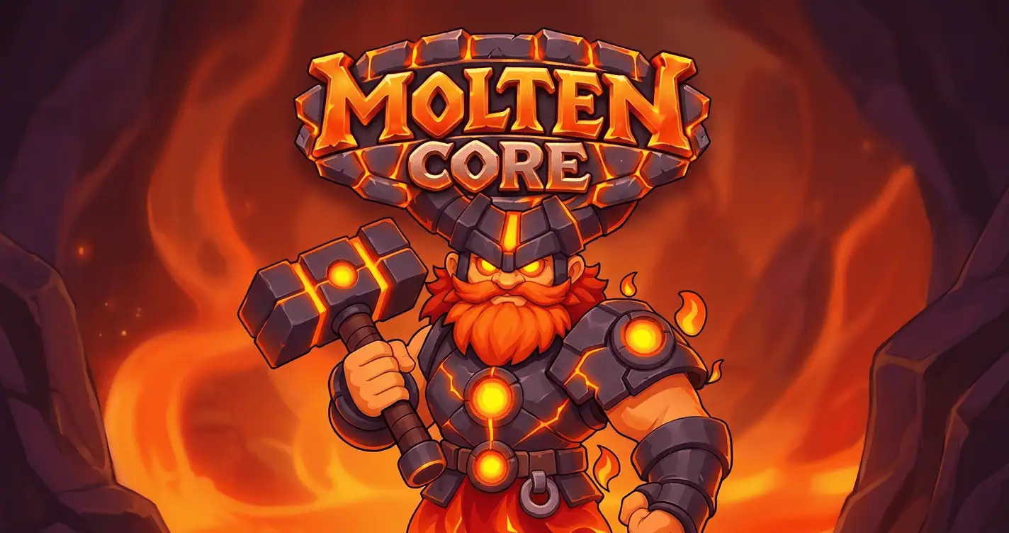 Molten Core Slot Demo by Forge Gaming slot cover image