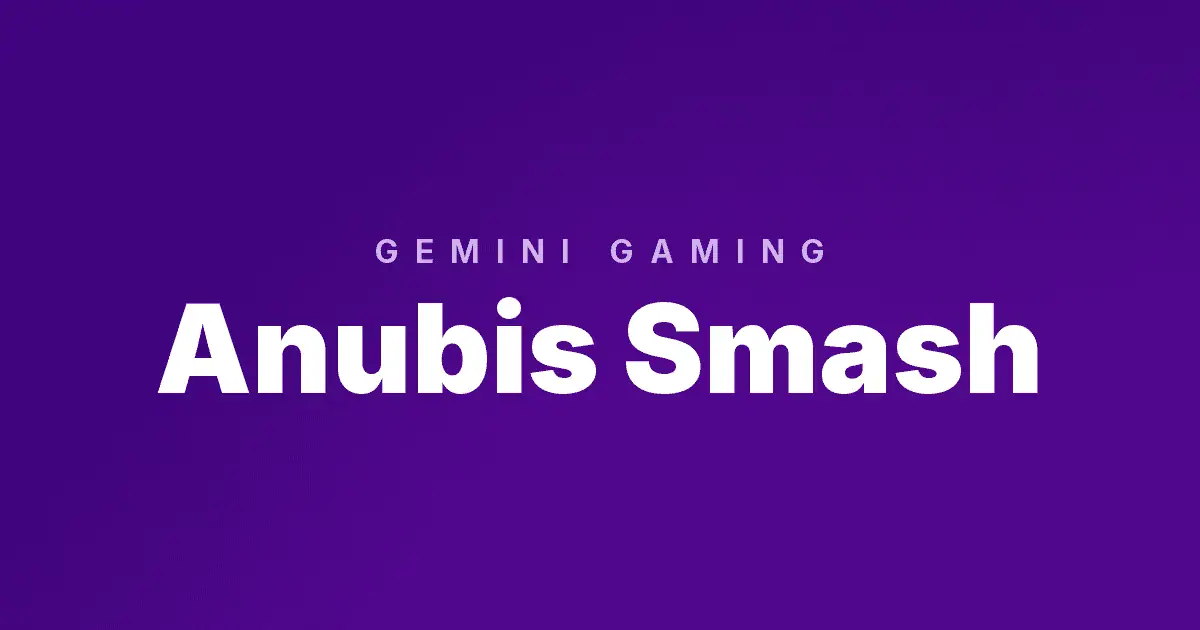Anubis Smash slot cover image