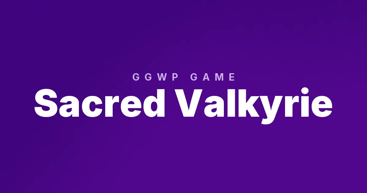 Sacred Valkyrie slot cover image