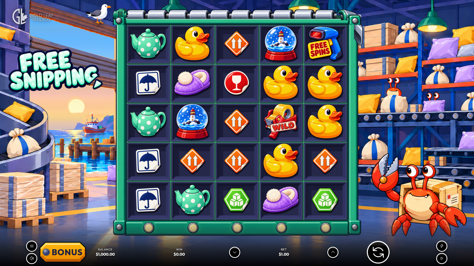 Free Snipping slot gameplay reels