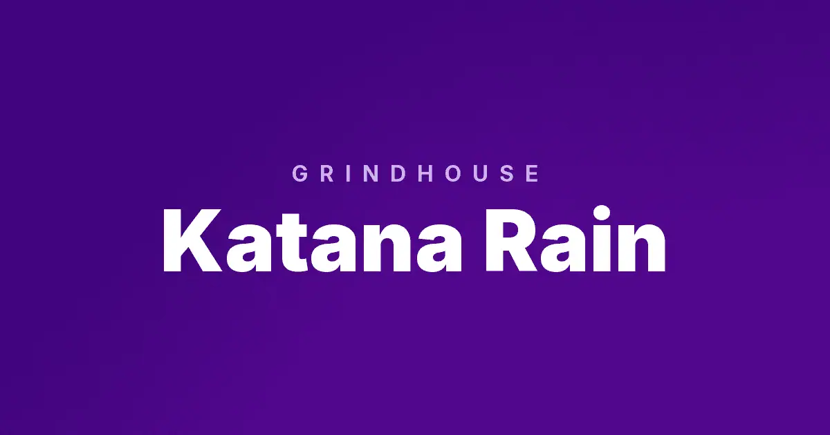 Katana Rain slot cover image