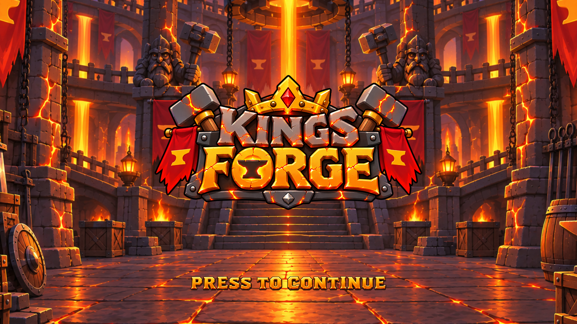 King&rsquo;s Forge 2 slot intro screen