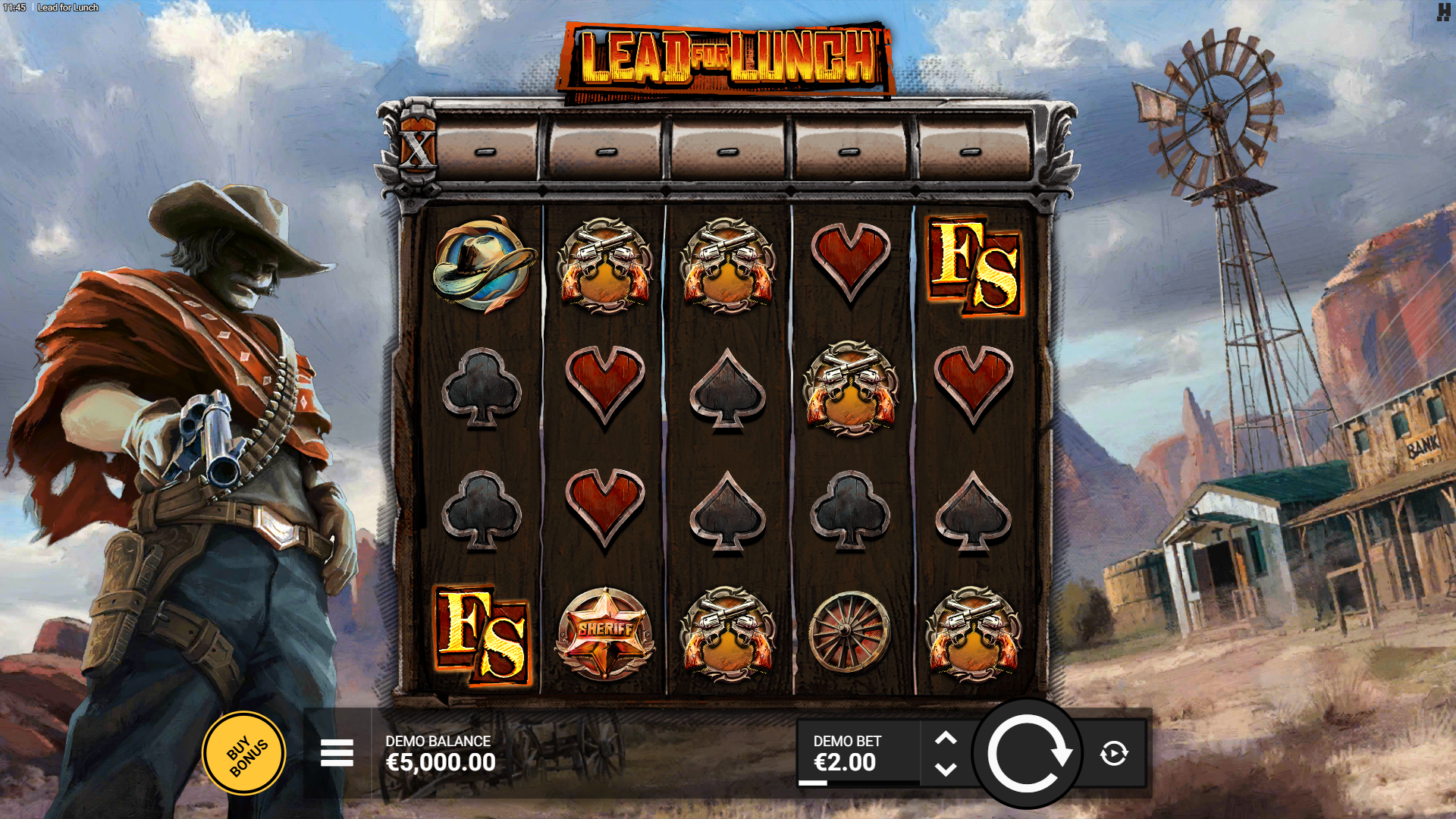 Lead For Lunch slot gameplay reels