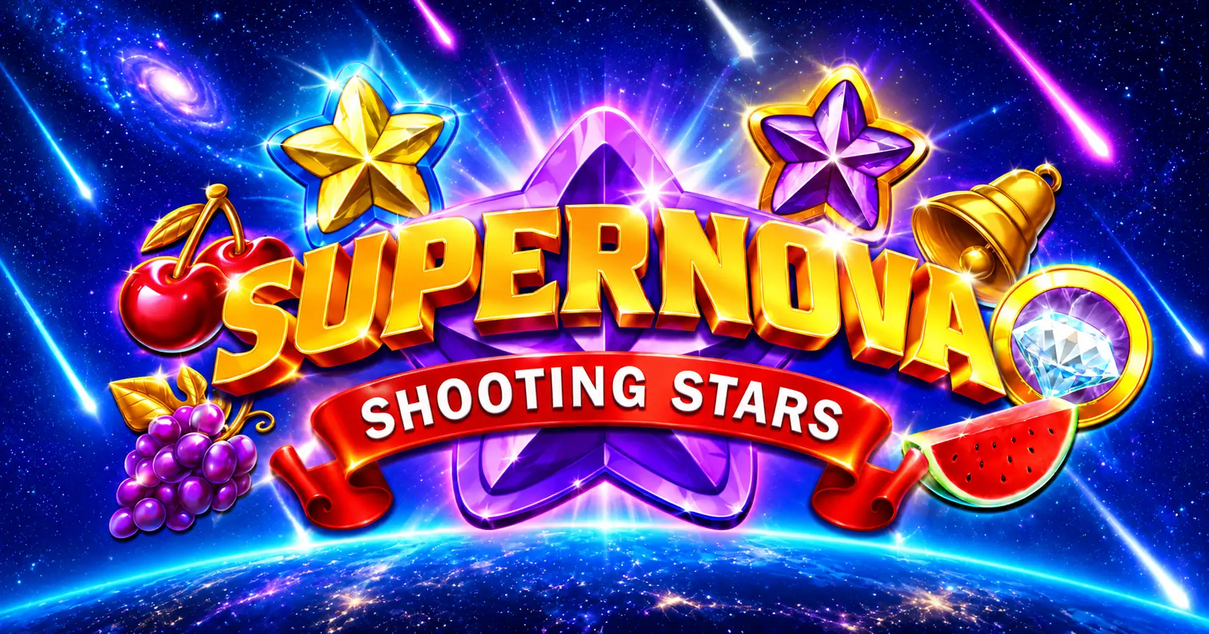 Supernova Shooting Stars Slot Demo by Hacksaw Gaming slot cover image