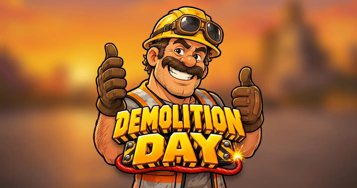 Demolition Day Slot Demo by Hammer Head Gaming slot cover image