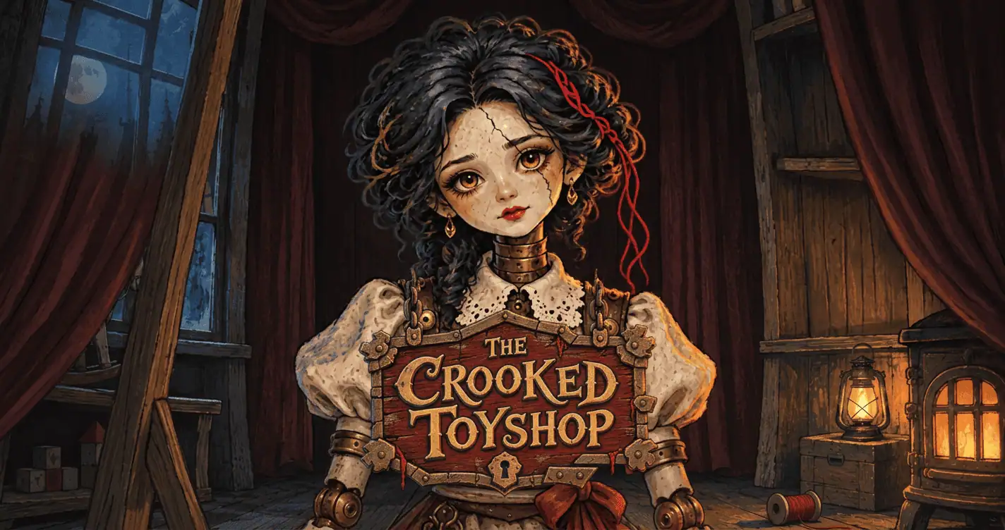 The Crooked Toyshop Slot Demo by Hellbuddha slot cover image