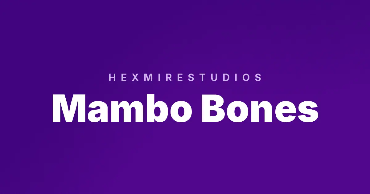 Mambo Bones slot cover image