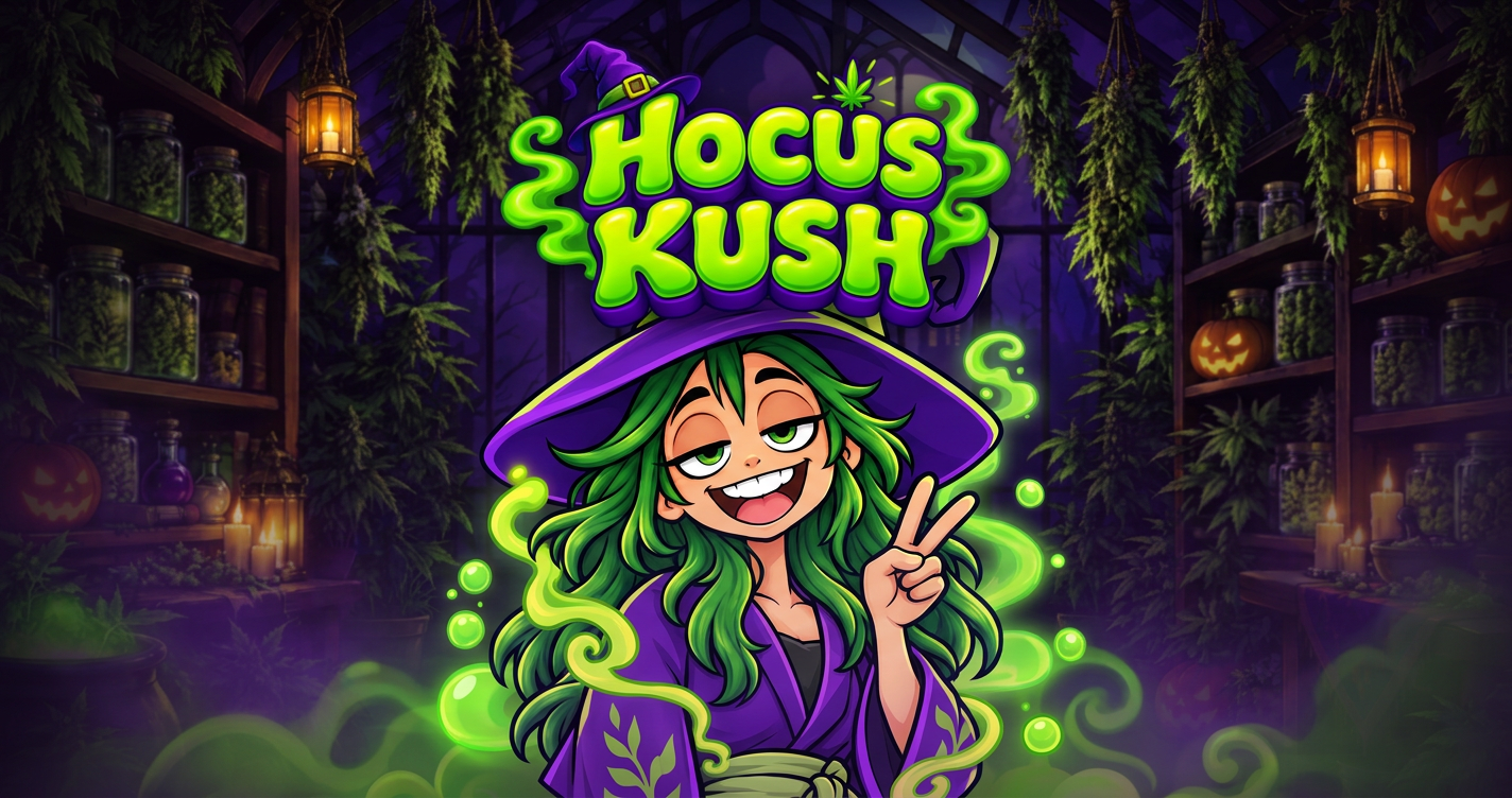 Hocus Kush Slot Demo by Hexreel slot cover image