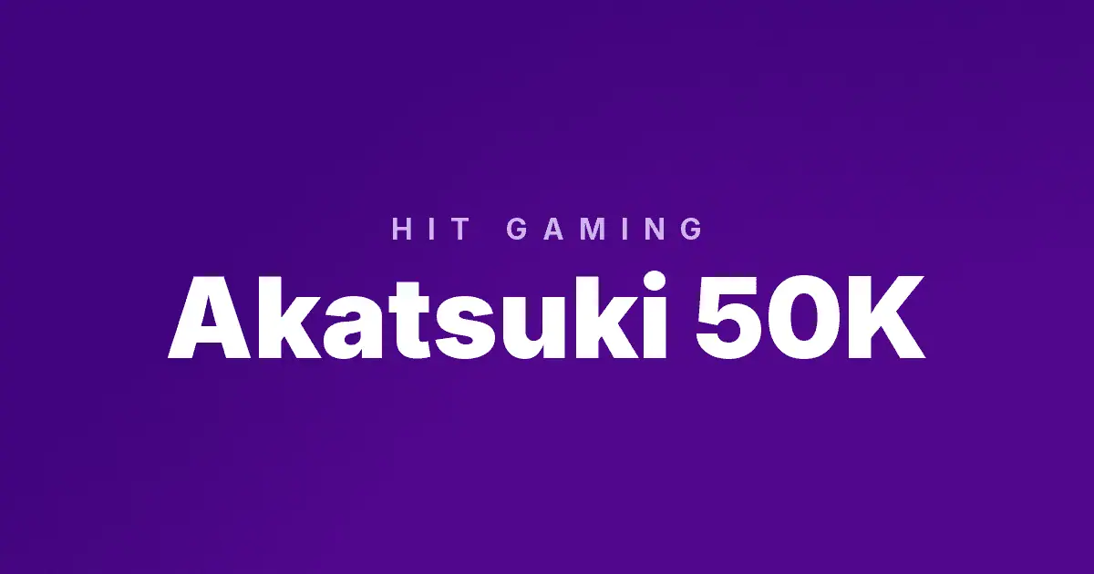 Akatsuki 50K slot cover image
