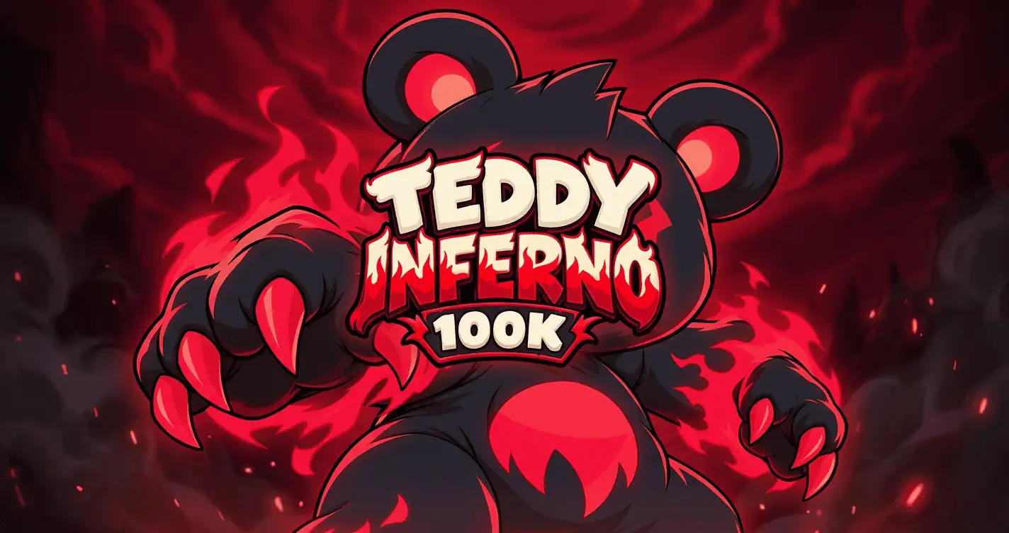 Teddy Inferno 100K Slot Demo by Hit Studios slot cover image
