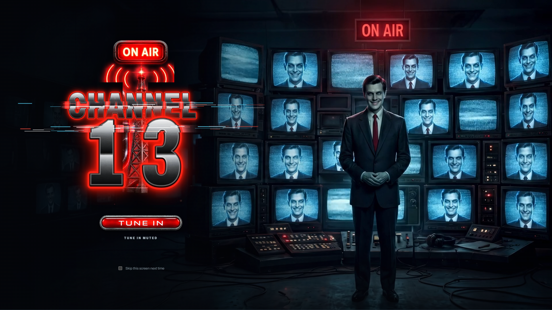 Channel 13 slot intro screen