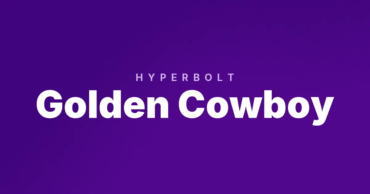 Golden Cowboy slot cover image