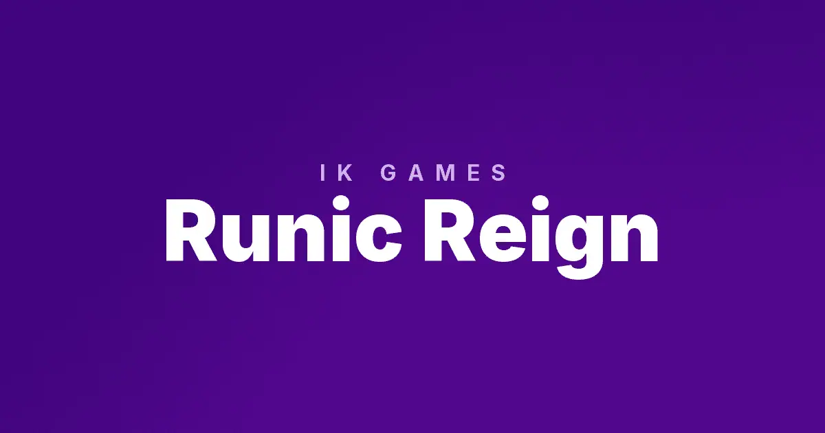 Runic Reign slot cover image