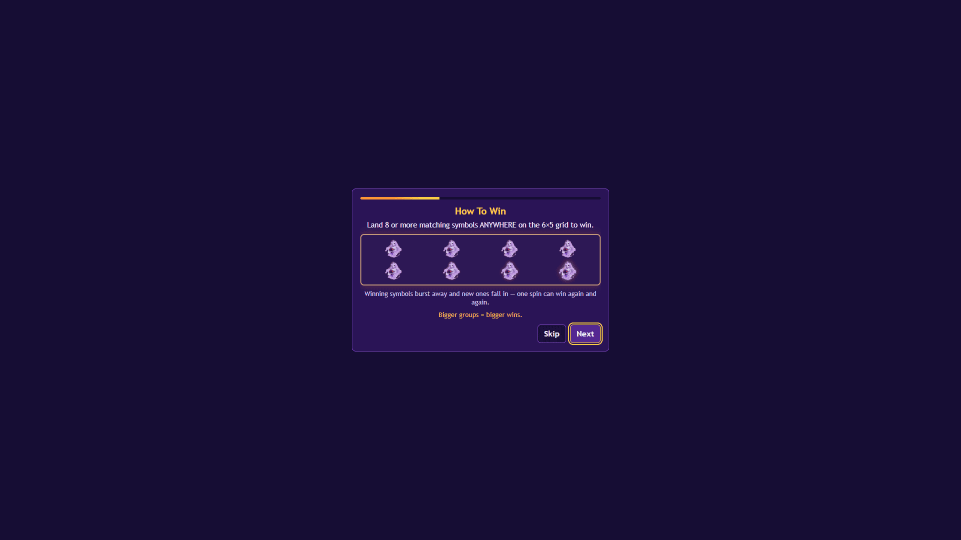 Jack Lantern Riches slot intro screen