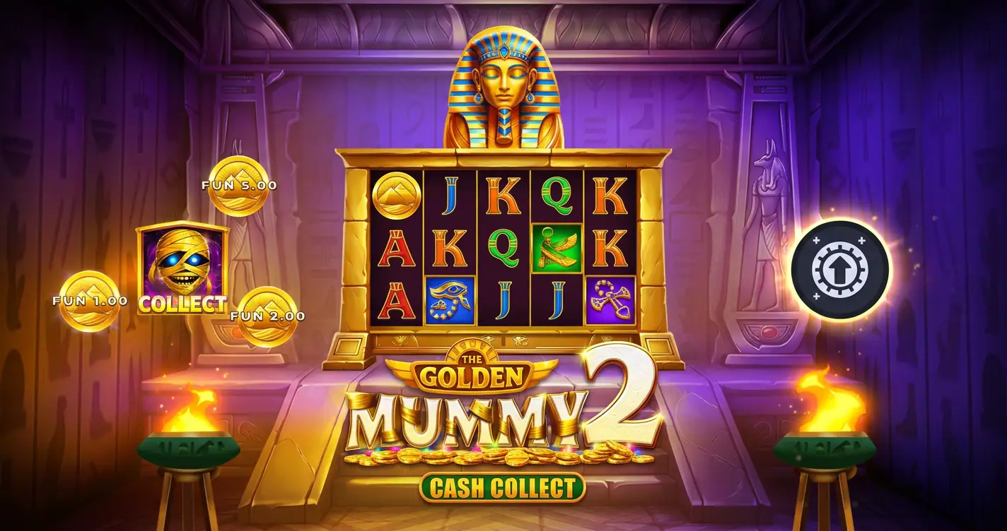 The Golden Mummy 2 Slot Demo by Iron Dog Studio slot cover image