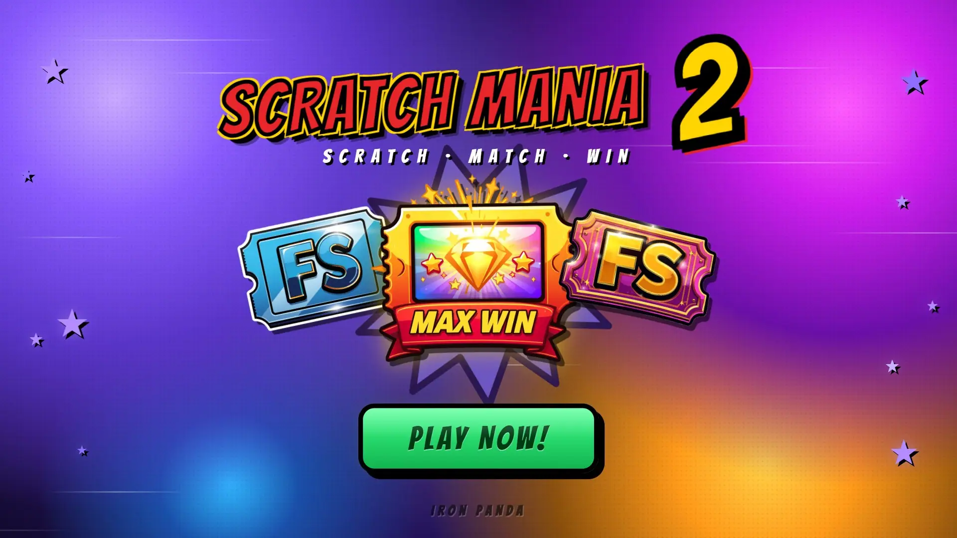 Scratch Mania 2 slot intro screen