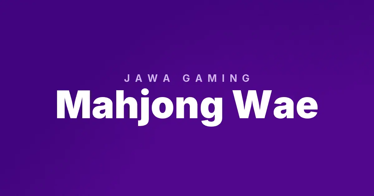 Mahjong Wae slot cover image