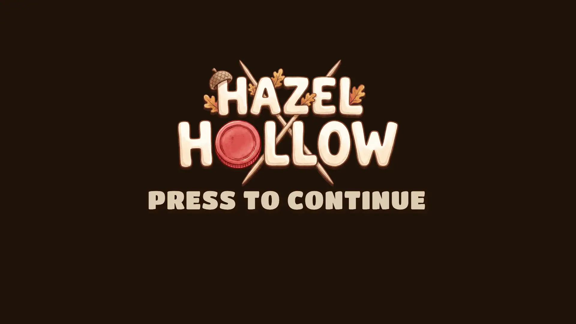 Hazel Hollow slot intro screen