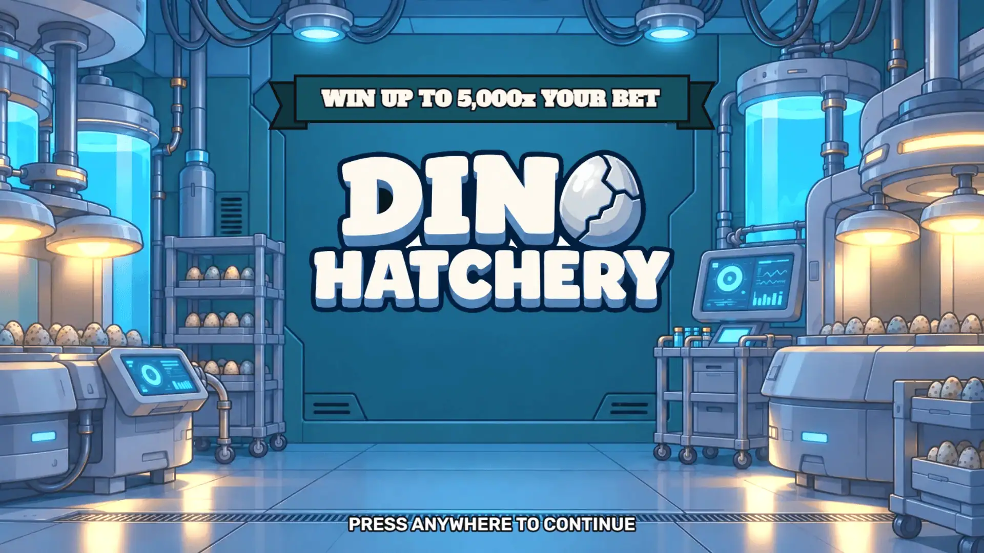 Dino Hatchery slot intro screen