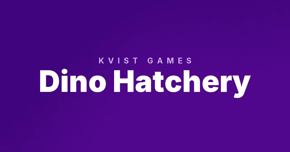 Dino Hatchery slot cover image