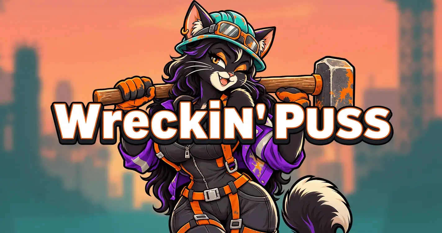 Wreckin’ Puss Slot Demo by Layered Labs slot cover image