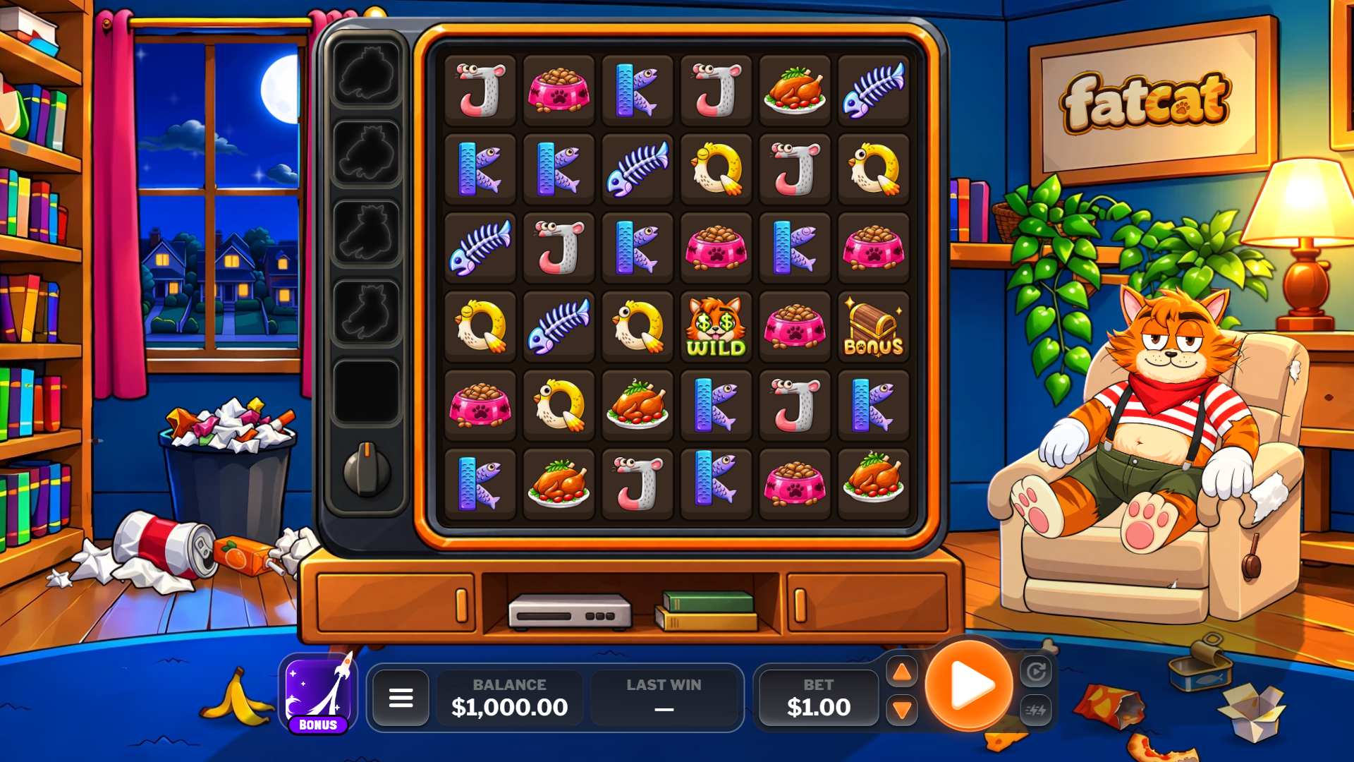 Fat Cat slot gameplay reels