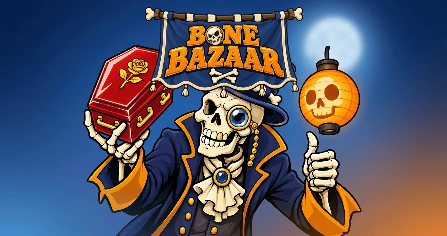 Bone Bazaar Slot Demo by Loki Empire slot cover image