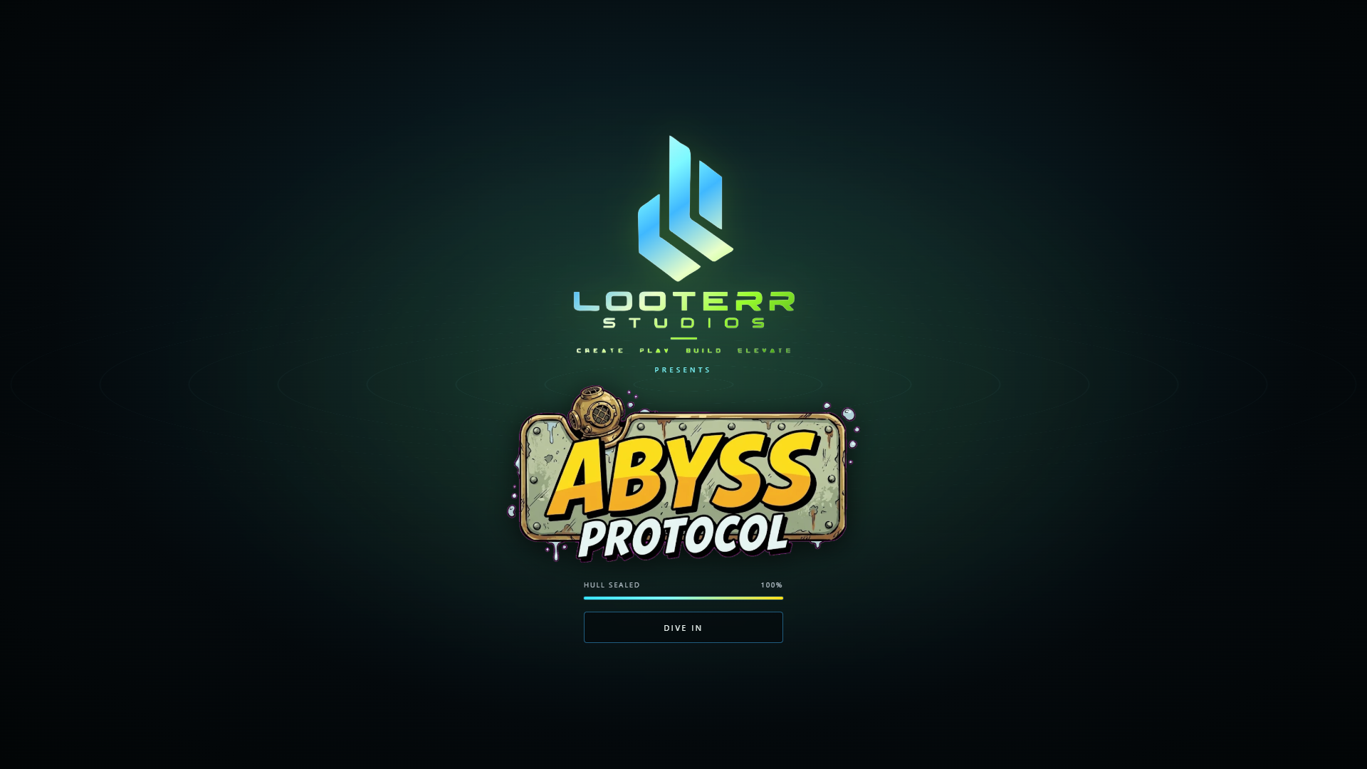 Abyss Protocol slot intro screen