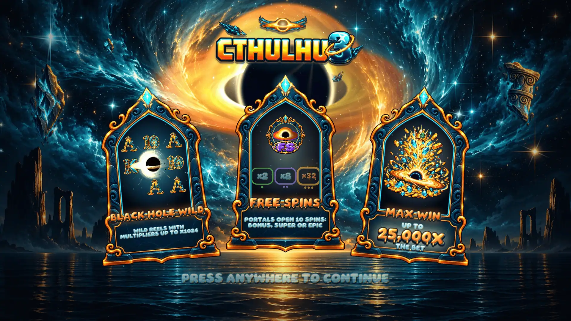 Cthulhu 3 slot intro screen
