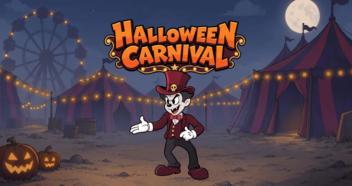 Halloween Carnival Slot Demo by Lucid Gaming slot cover image