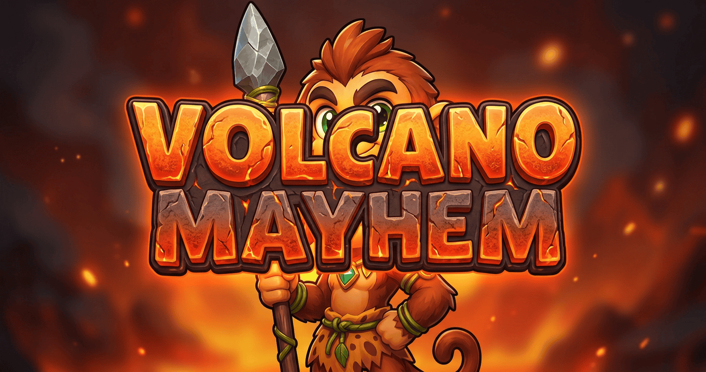 Volcano Mayhem Slot Demo by Lucky Apes Games slot cover image