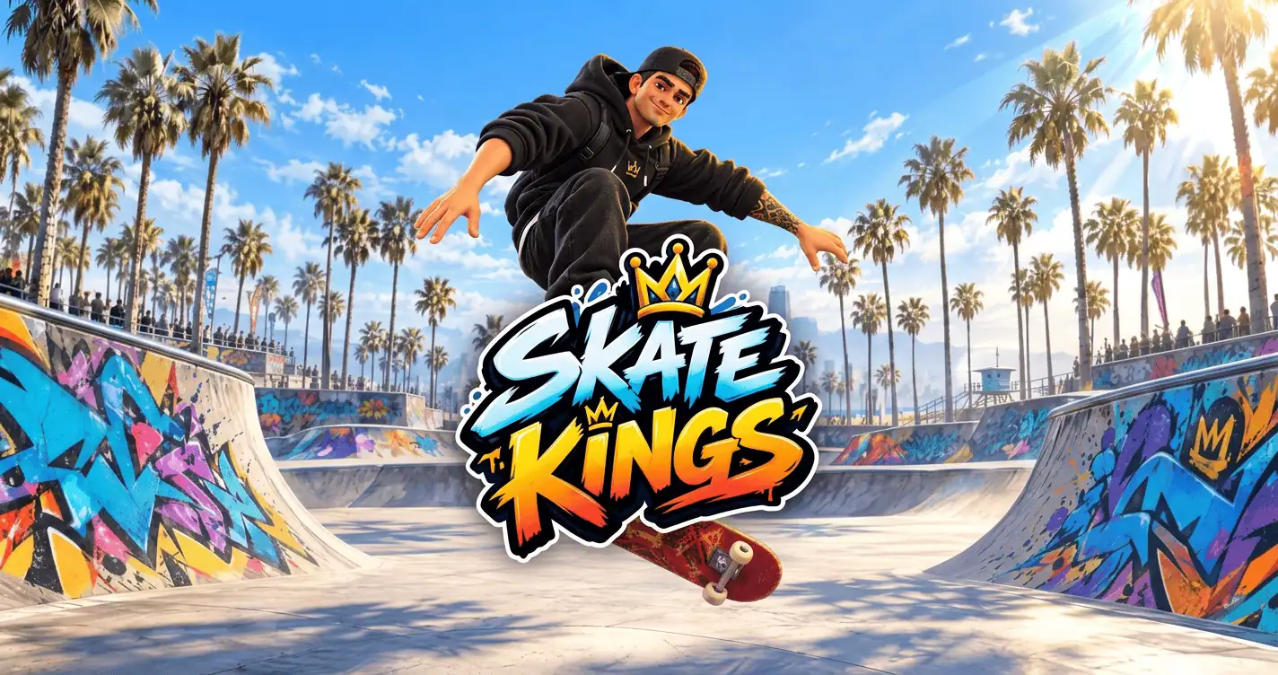 Skate Kings Slot Demo by Lucky Bastards Studio slot cover image