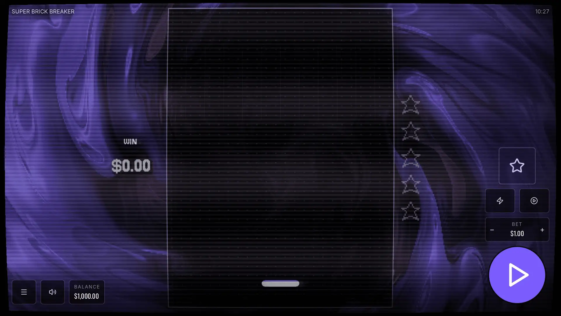 Super Brick Breaker slot gameplay reels