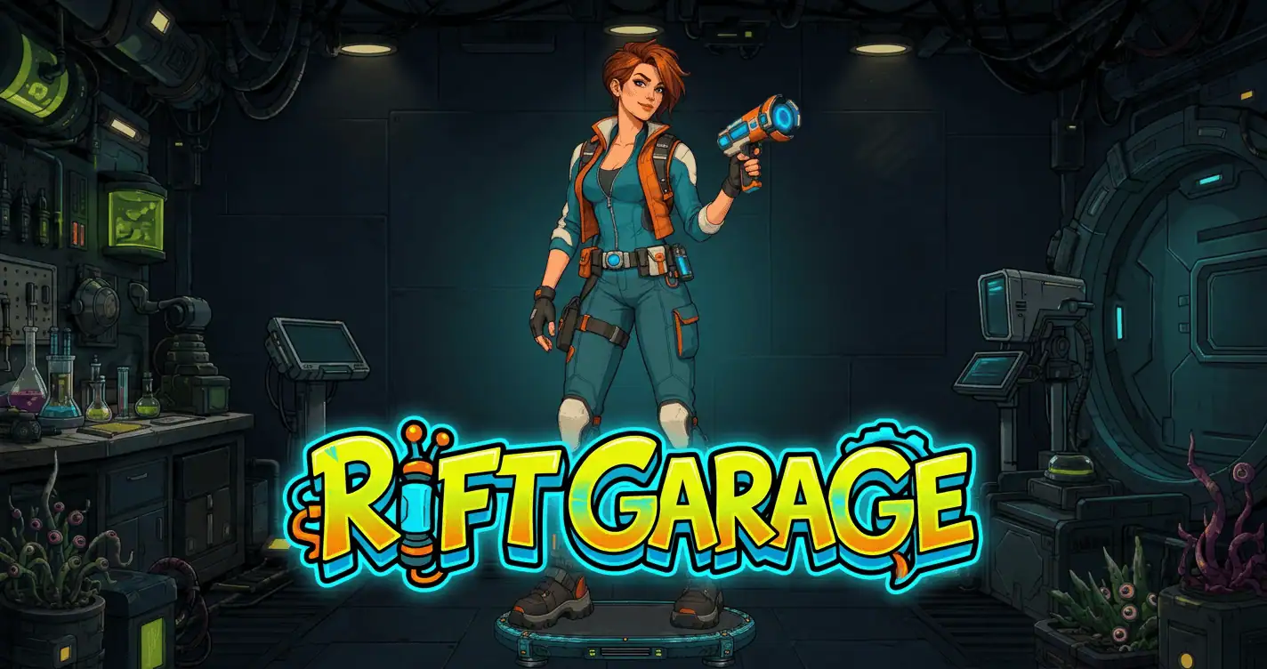 Rift Garage Slot Demo by Lunora Games slot cover image