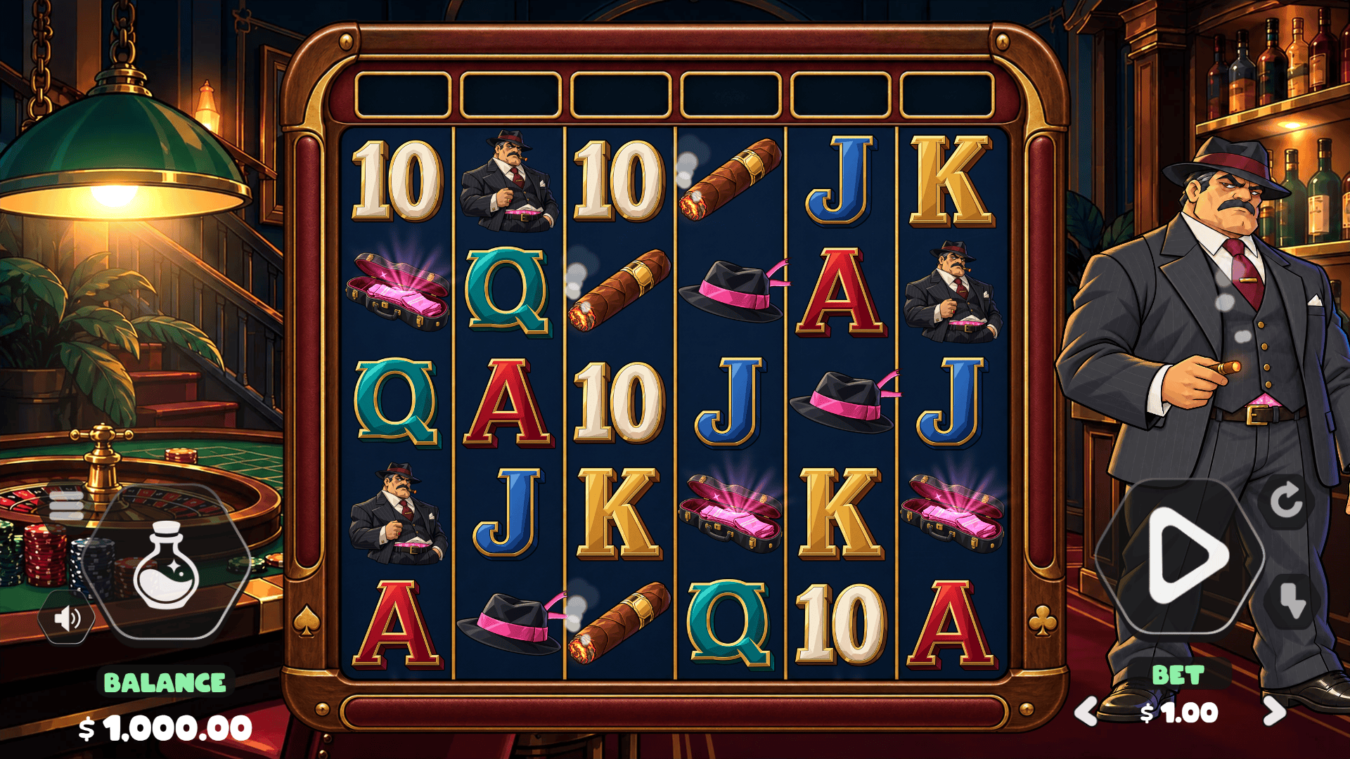 Cartel Scandal slot gameplay reels
