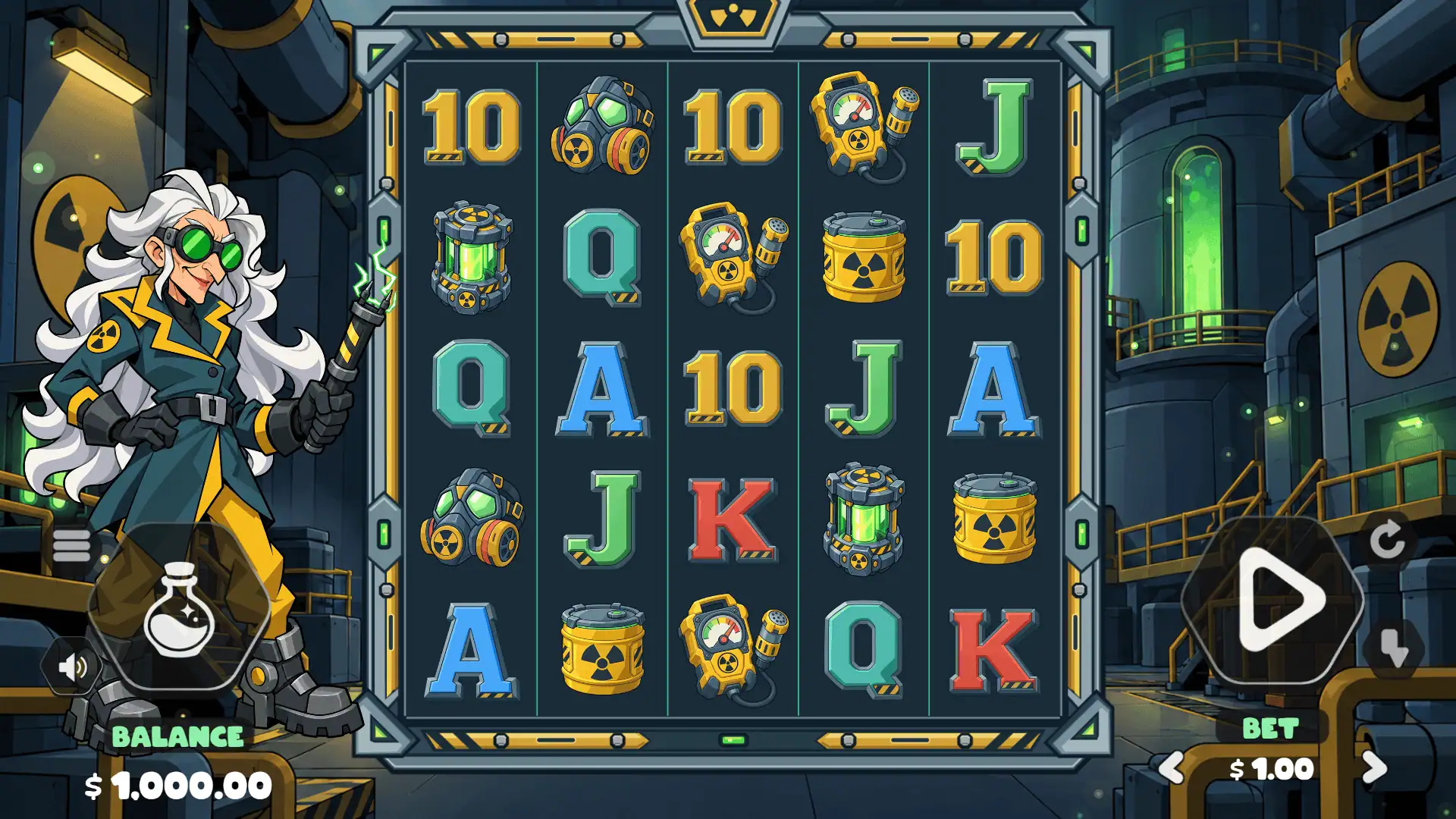 Nuclear Granny slot gameplay reels