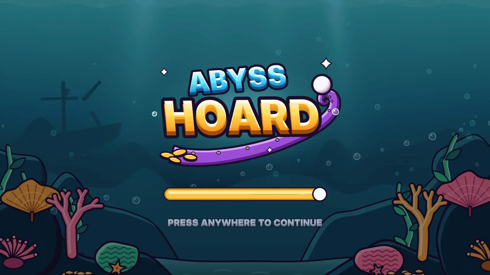Abyss Hoard slot intro screen