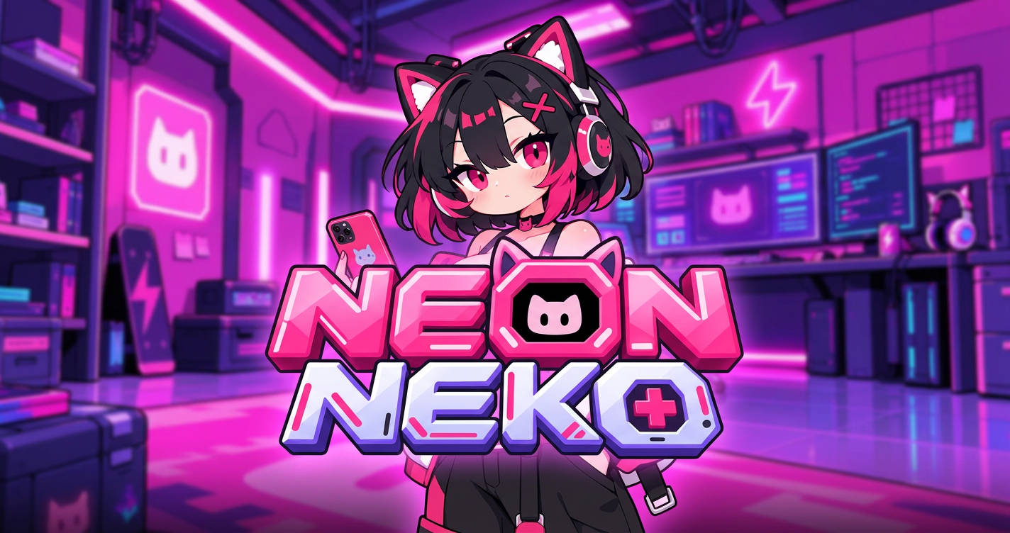 Neon Neko Slot Demo by Noodlebox slot cover image