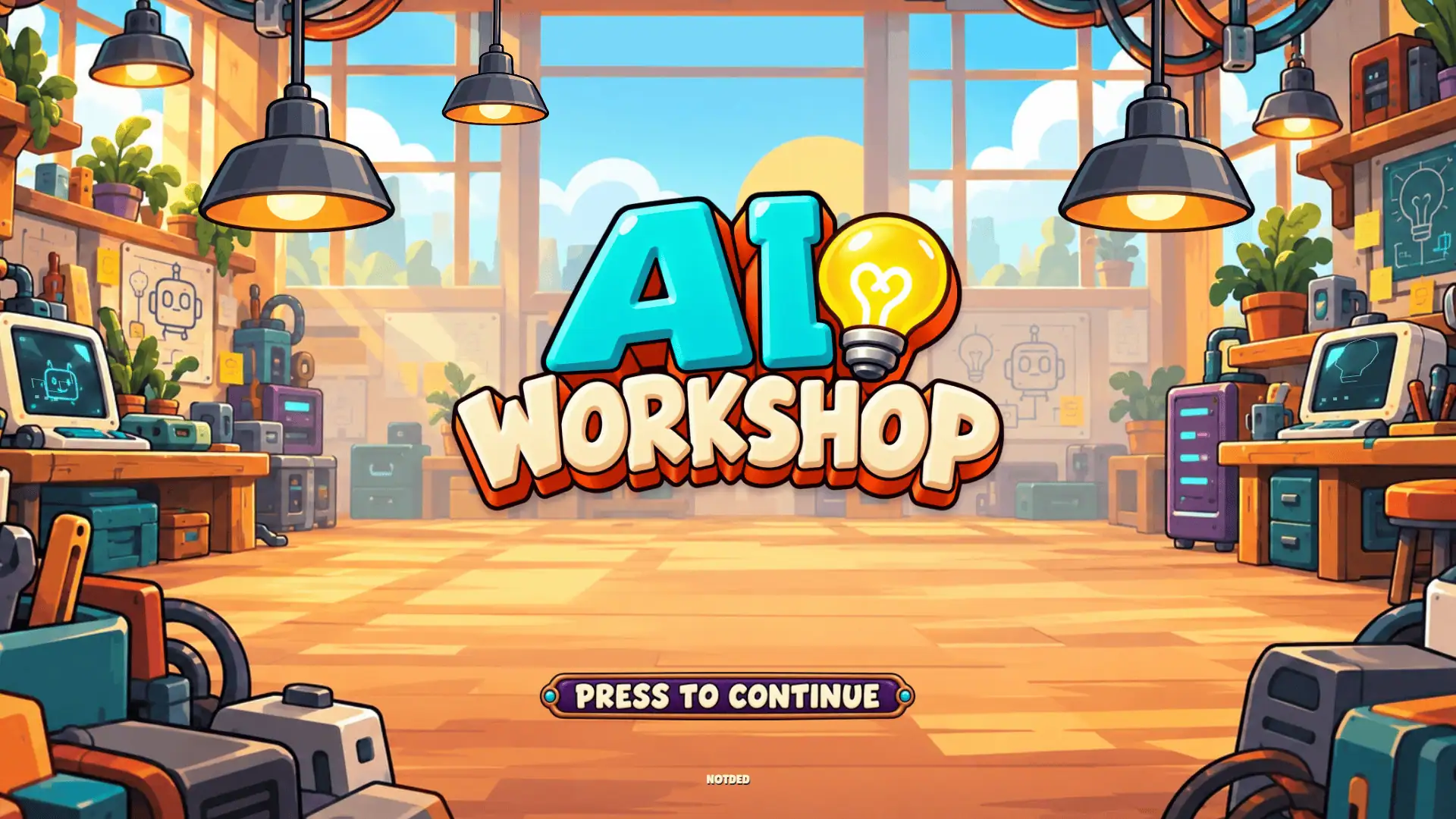 AI Workshop slot intro screen
