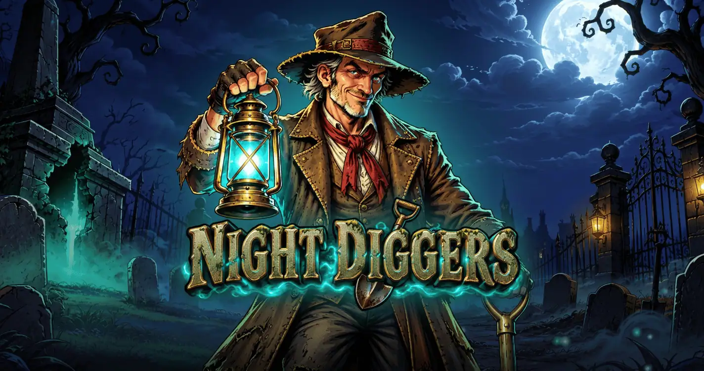 Night Diggers Slot Demo by Nyxel Games slot cover image