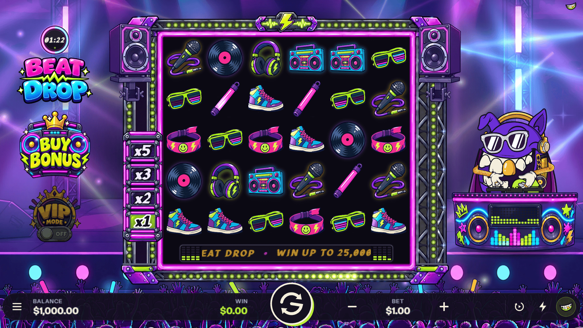 Beat Drop by Oddjaw Free Demo and Multipliers