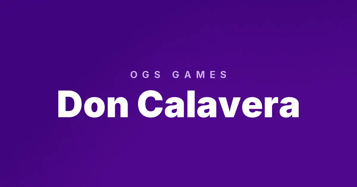 Don Calavera slot cover image